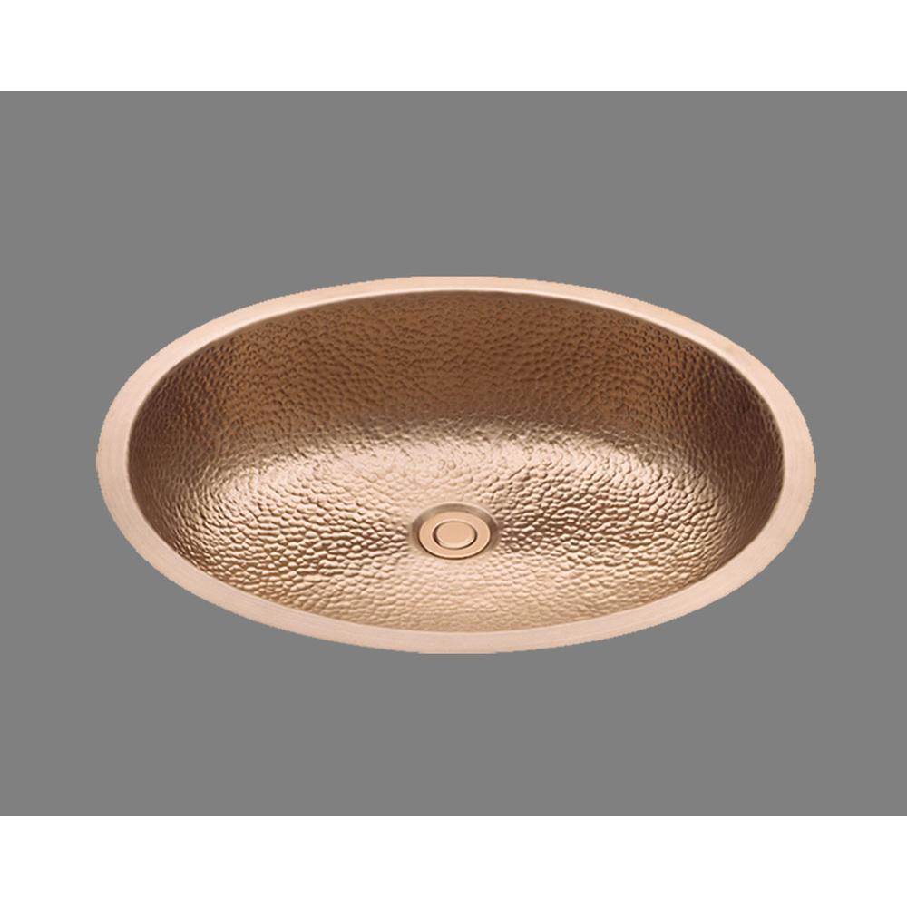Russell HardwareAlnoLarge Oval Lavatory, Riatta Pattern, Undermount and Drop In