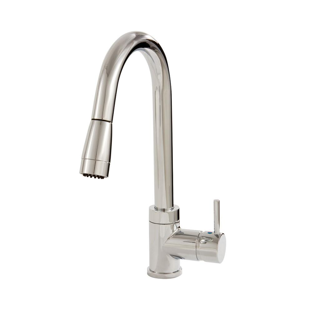 Aquabrass Pull Down Faucet Kitchen Faucets item ABFK33045PC