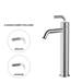 Aquabrass - ABFBMB220345 - Single Hole Bathroom Sink Faucets