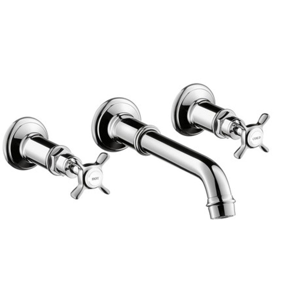 Russell HardwareAxorMontreux Wall-Mounted Widespread Faucet Trim with Cross Handles, 1.2 GPM in Chrome