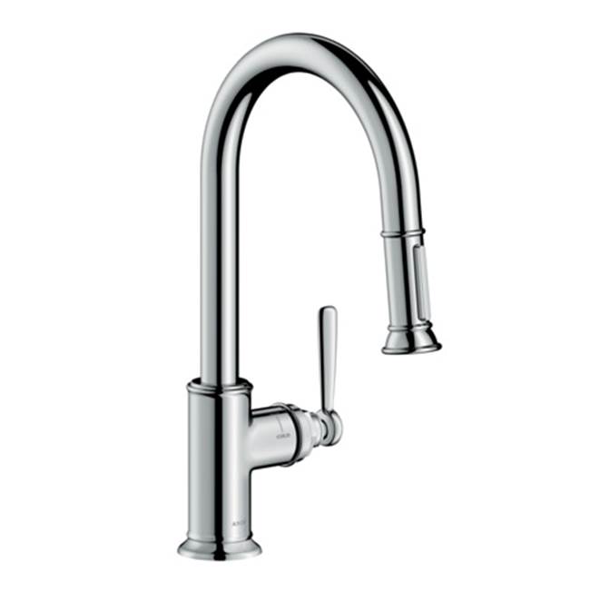 Russell HardwareAxorMontreux HighArc Kitchen Faucet 2-Spray Pull-Down, 1.75 GPM in Chrome