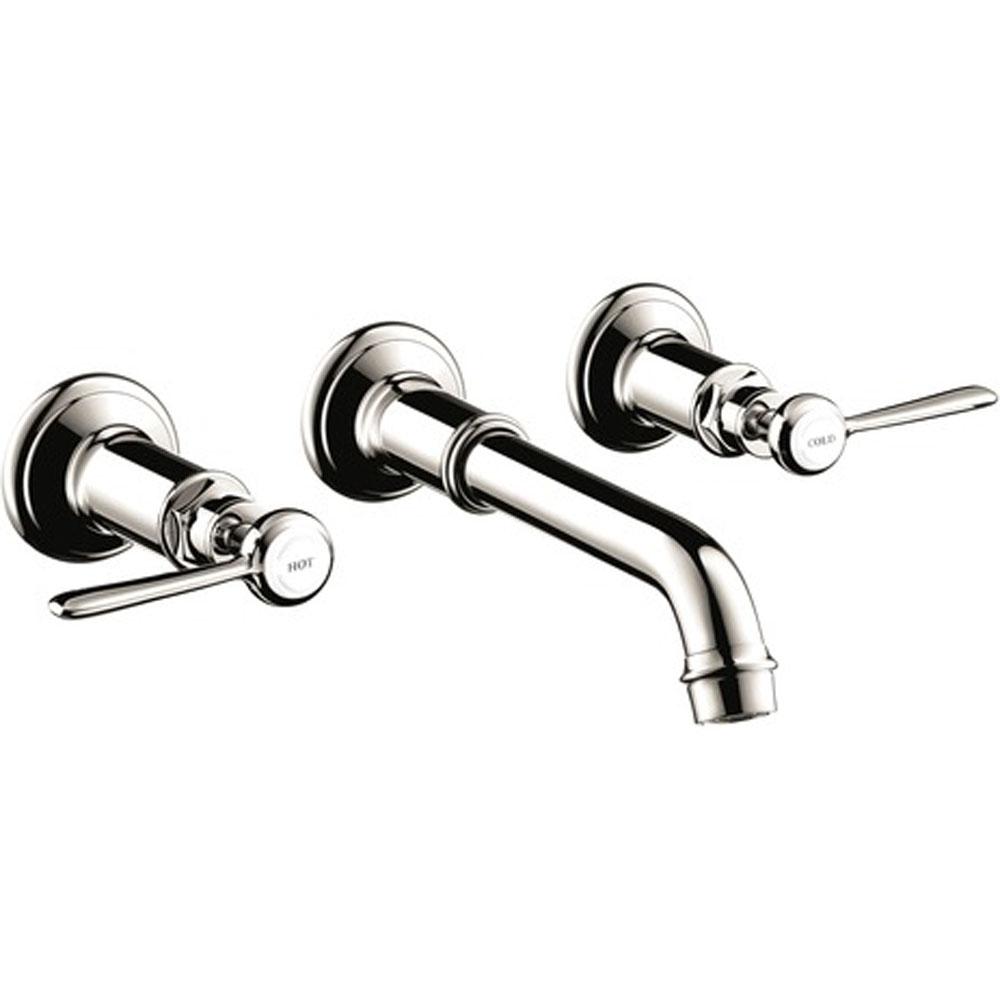 Russell HardwareAxorMontreux Wall-Mounted Widespread Faucet Trim with Lever Handles, 1.2 GPM in Polished Nickel