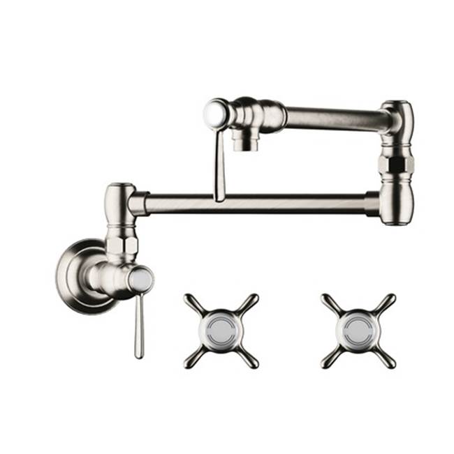 Russell HardwareAxorMontreux Pot Filler, Wall-Mounted in Polished Nickel