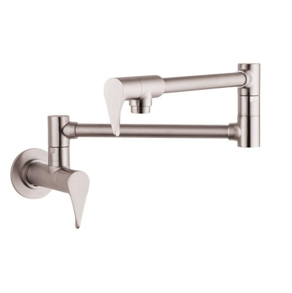 Russell HardwareAxorCitterio Pot Filler, Wall-Mounted in Steel Optic