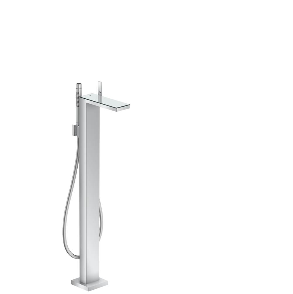 Russell HardwareAxorMyEdition Freestanding Tub Filler Trim with 1.75 GPM Handshower in Chrome / Mirror Glass