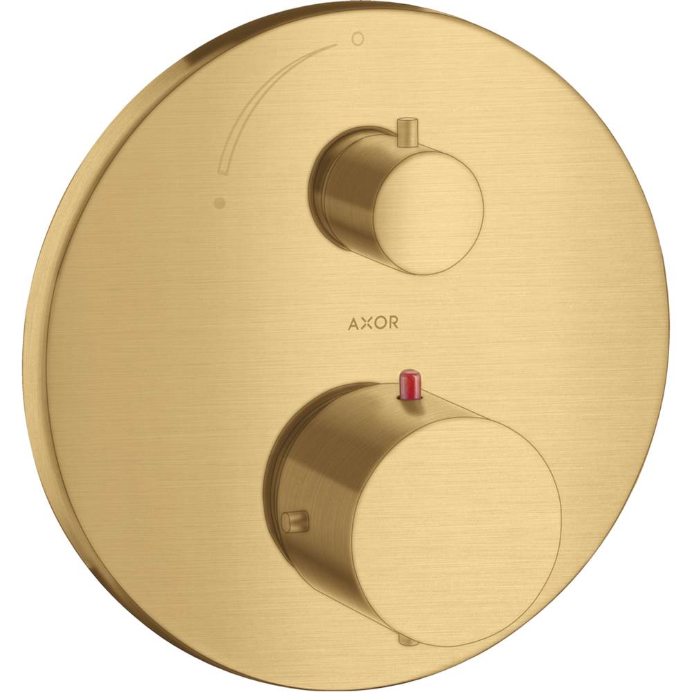 Russell HardwareAxorStarck Thermostatic Trim with Volume Control in Brushed Gold Optic