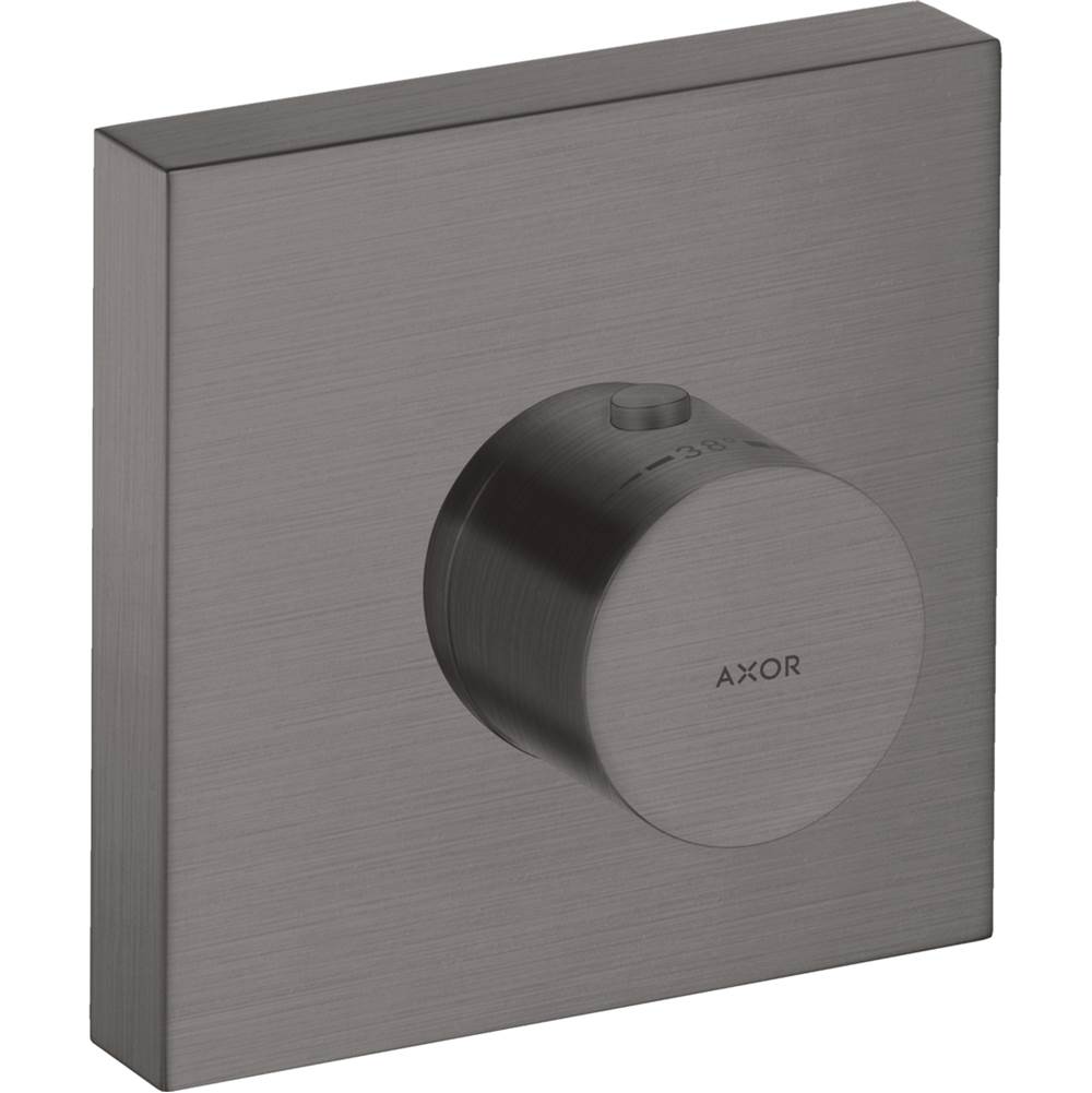 Russell HardwareAxorShowerSolutions Thermostatic Trim 5'' x 5'' in Brushed Black Chrome