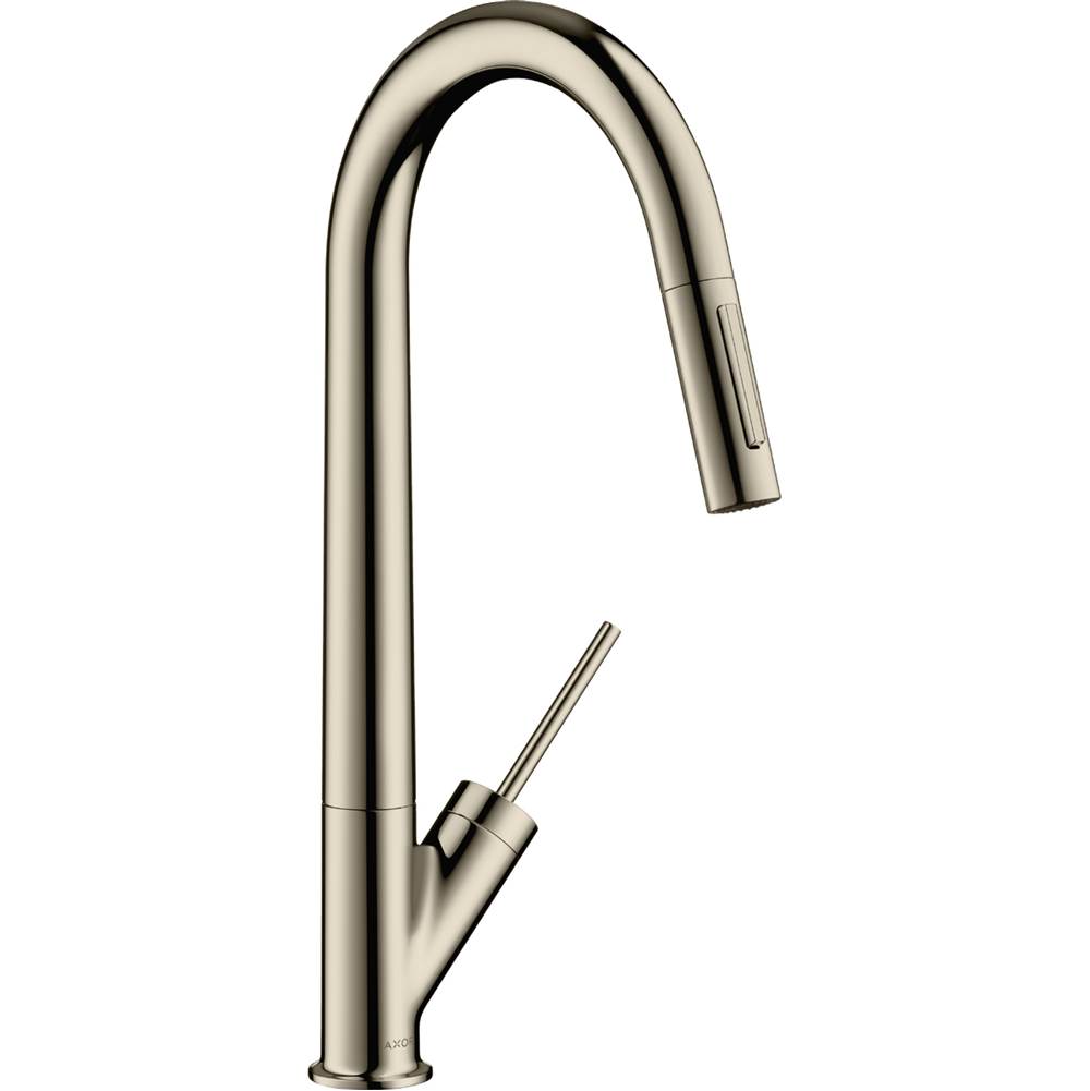 Russell HardwareAxorStarck HighArc Kitchen Faucet 2-Spray Pull-Down, 1.75 GPM in Polished Nickel