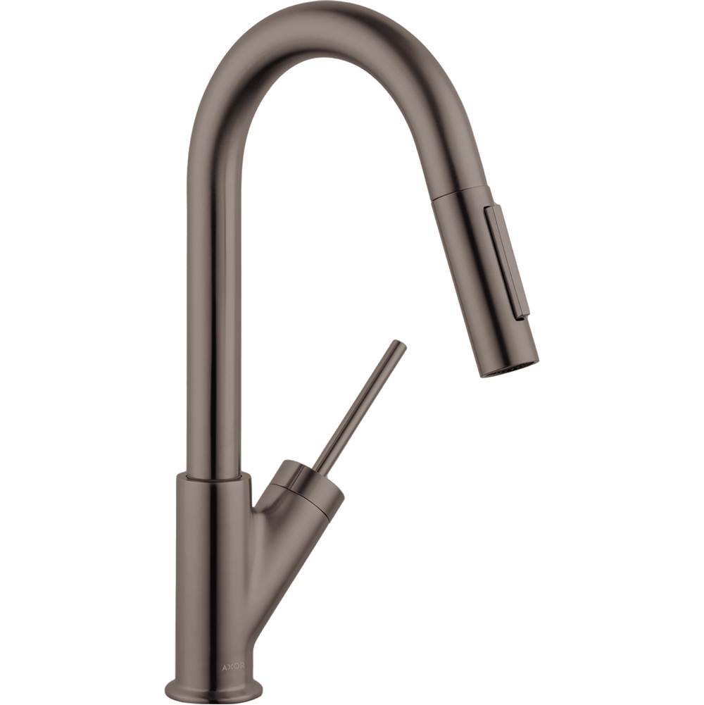 Russell HardwareAxorStarck Prep Kitchen Faucet 2-Spray Pull-Down, 1.75 GPM in Brushed Black Chrome