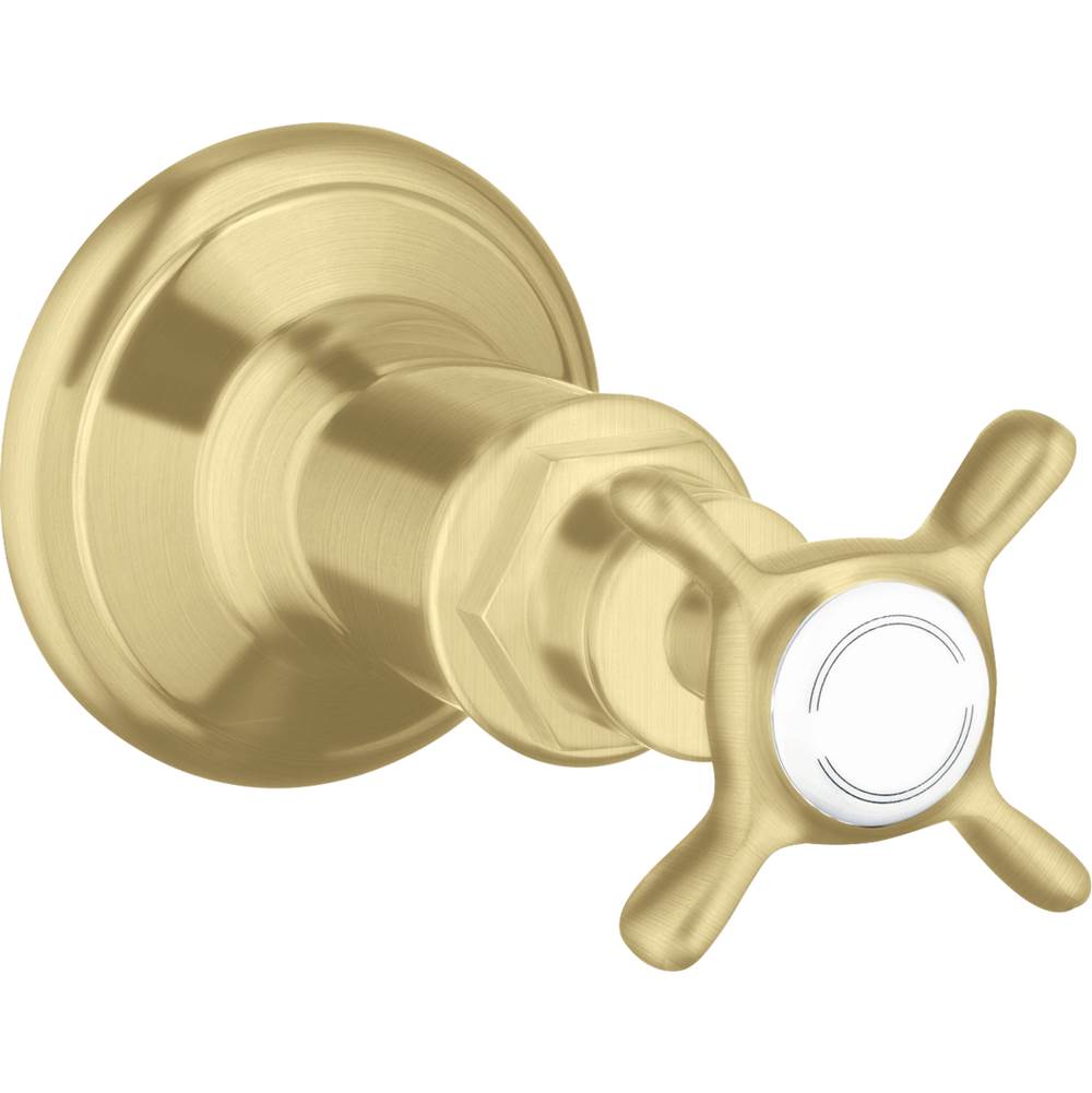 Russell HardwareAxorMontreux Volume Control Trim with Cross Handle in Brushed Gold Optic