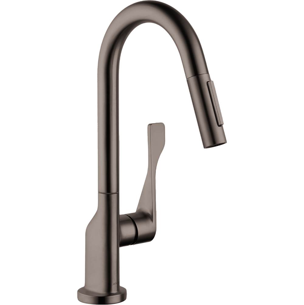 Russell HardwareAxorCitterio  Prep Kitchen Faucet 2-Spray Pull-Down, 1.75 GPM in Brushed Black Chrome