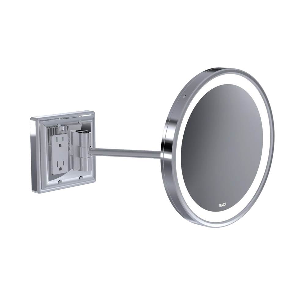 Baci Mirrors Magnifying Mirrors Bathroom Accessories item BSRX10-09-PN