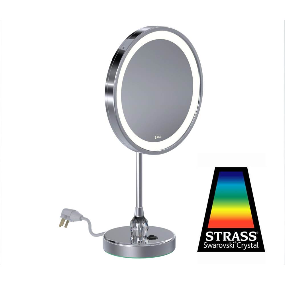 Baci Mirrors Magnifying Mirrors Bathroom Accessories item BSRX10-27-SN