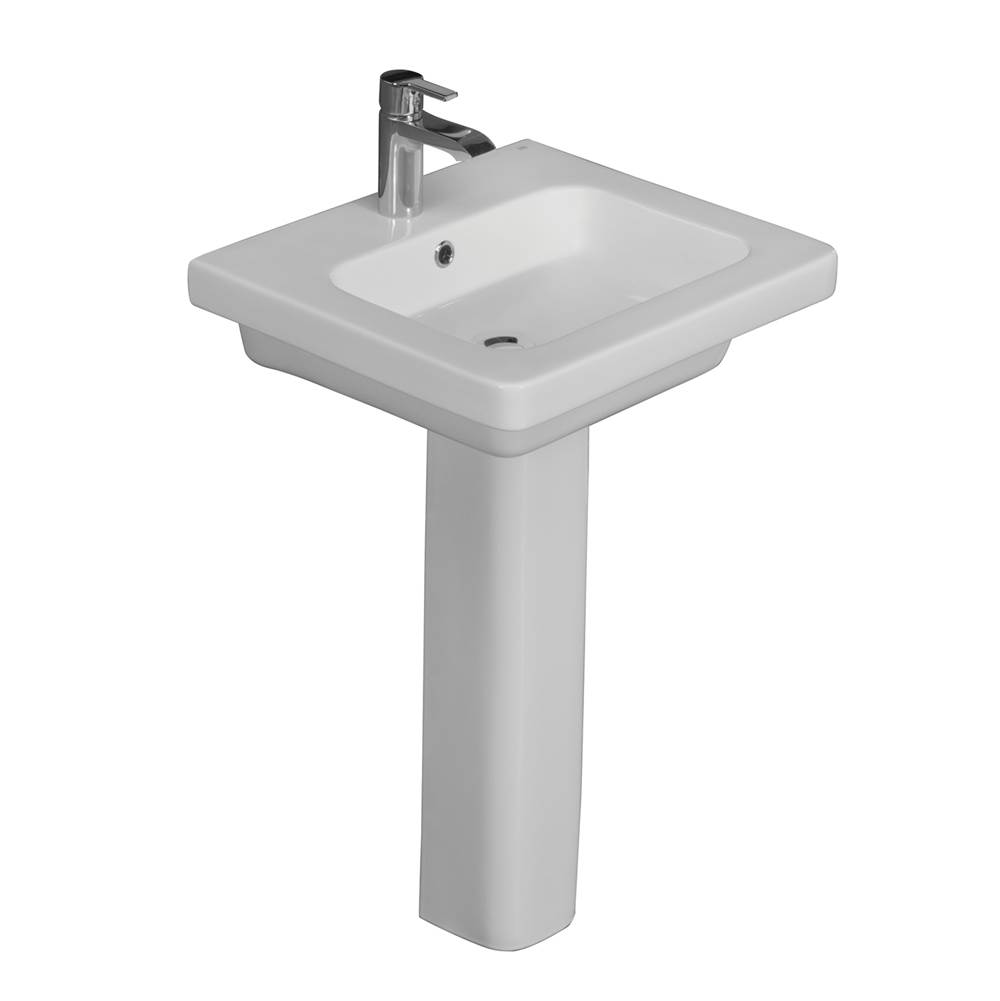 Barclay Complete Pedestal Bathroom Sinks item 3-1061WH