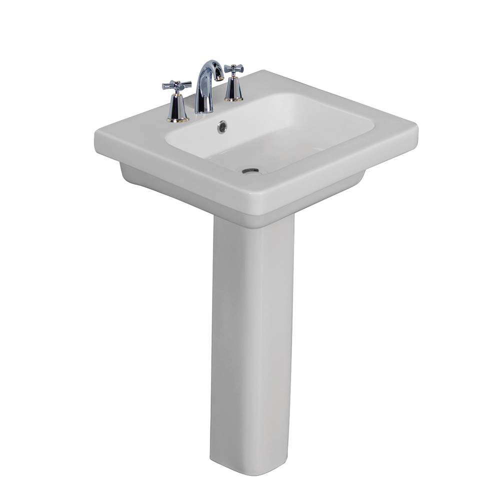 Barclay Complete Pedestal Bathroom Sinks item 3-1088WH