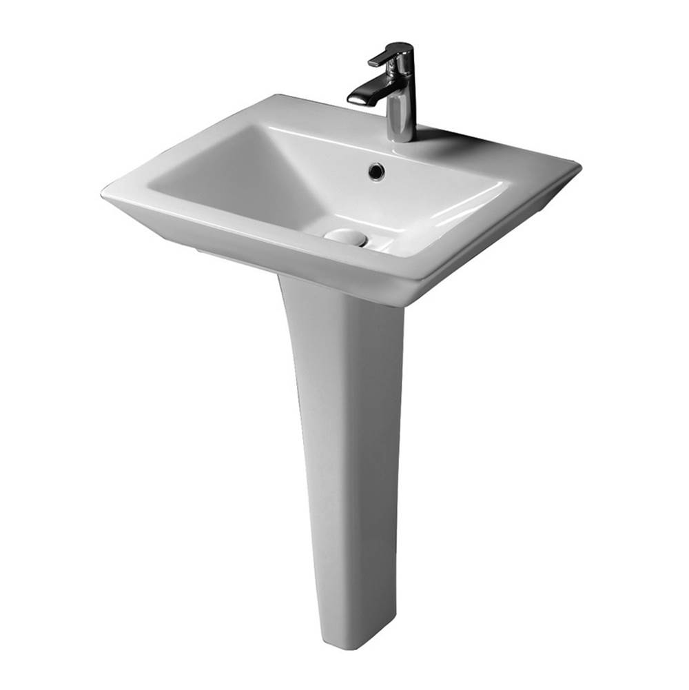 Barclay Complete Pedestal Bathroom Sinks item 3-368WH