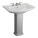 Barclay - 3-494WH - Complete Pedestal Bathroom Sinks