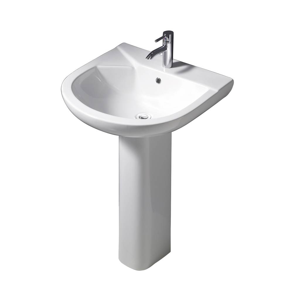Barclay Complete Pedestal Bathroom Sinks item 3-428WH