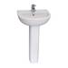 Barclay - 3-551WH - Complete Pedestal Bathroom Sinks
