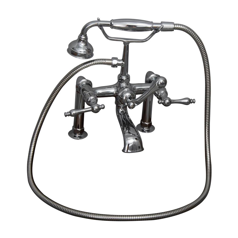 Barclay Deck Mount Roman Tub Faucets With Hand Showers item 4603-ML2-PB