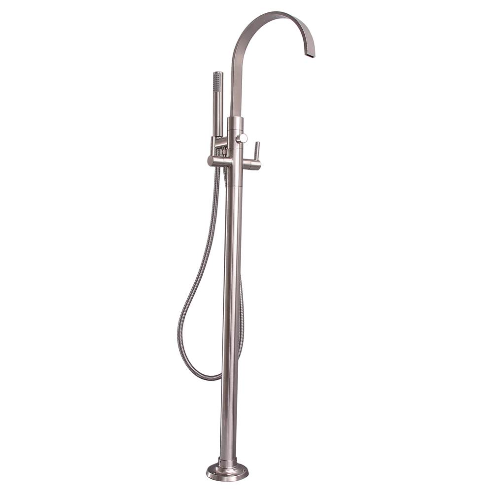 Russell HardwareBarclayDixville Freestanding Faucetwith Metal Lever handles, BN