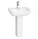 Barclay - 3-2004WH - Complete Pedestal Bathroom Sinks
