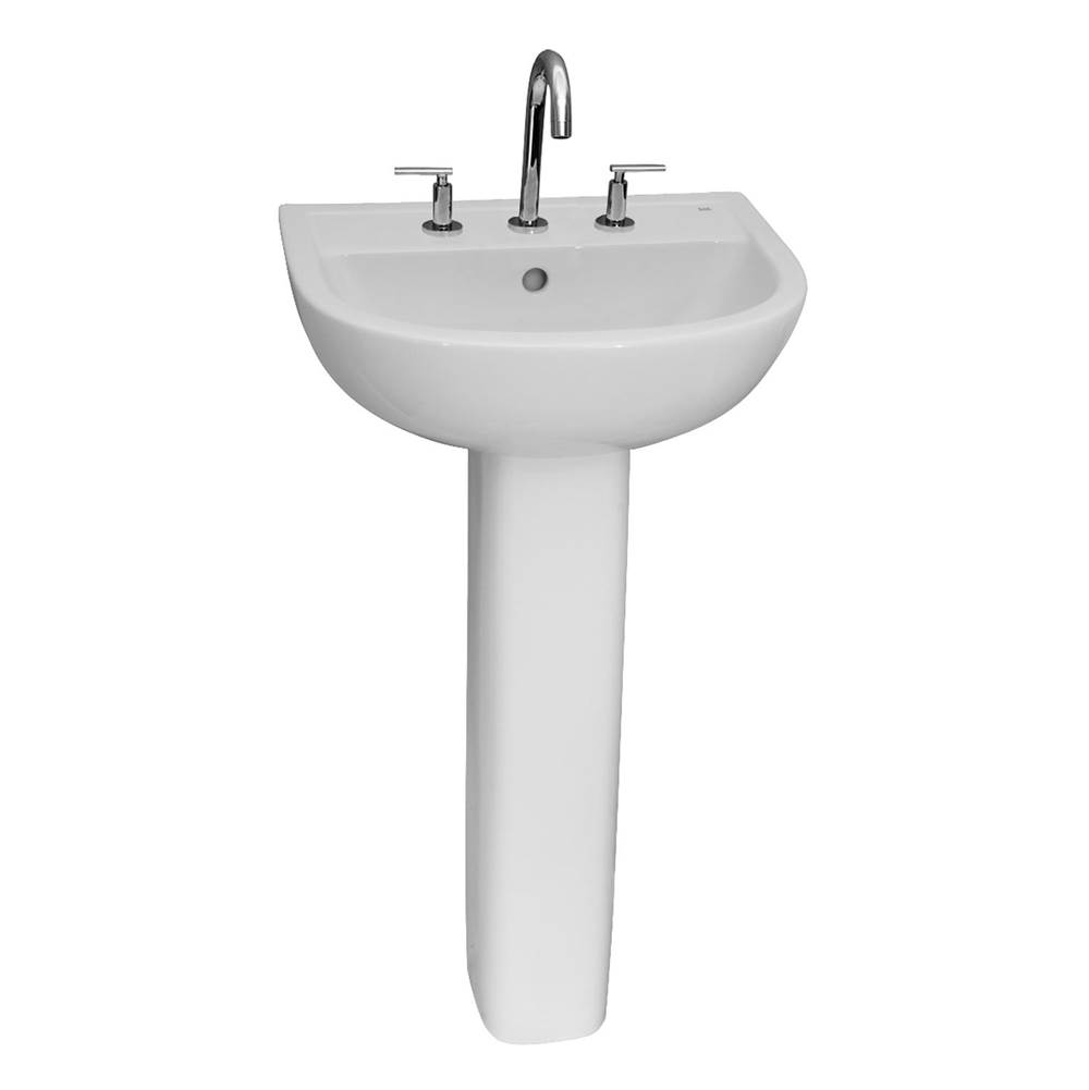 Russell HardwareBarclayCompact 545 Pedestal Lavatory6'' Mini Spread, White