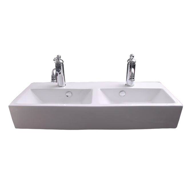 Barclay Wall Mounted Bathroom Sink Faucets item 4-9100WH