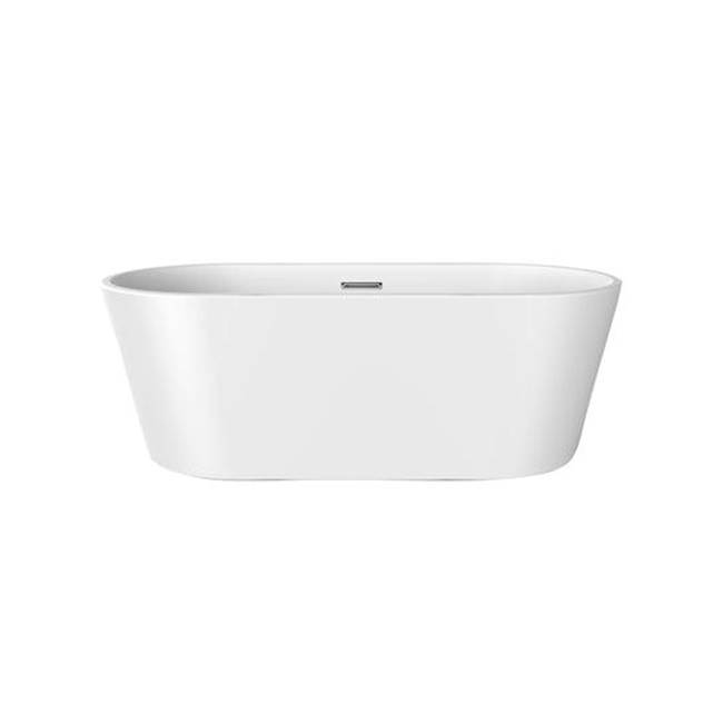 Russell HardwareBarclayPascal 63'' Freestanding AC WHTub,W/Internal Drain and OF ORB