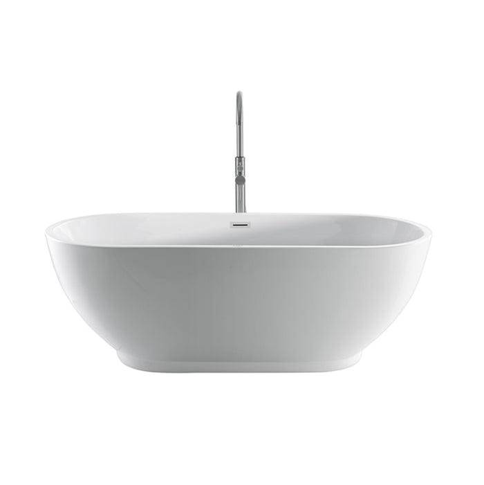 Russell HardwareBarclayRadcliff 67'' AC FreestandingTub WH,w/Internal Drain-OF ORB