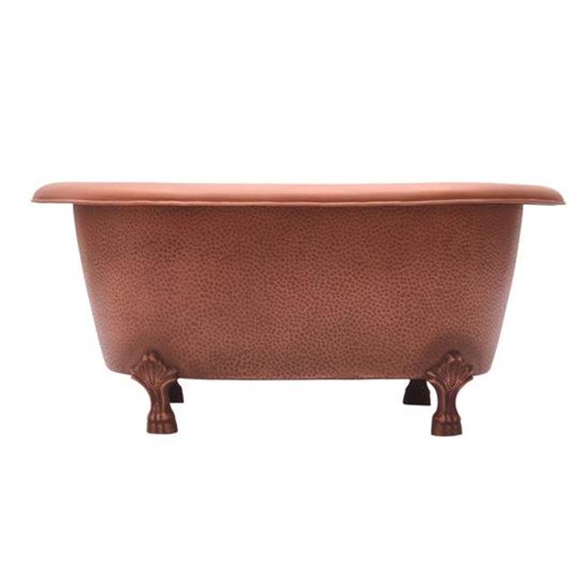 Russell HardwareBarclayPicasso Dbl Roll Copper, ClawFeet, 32'', No Faucet Holes