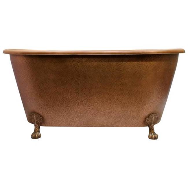 Russell HardwareBarclayPanya 68'' Roll Top Copper Tub,ClawFoot PB,Antique Copper