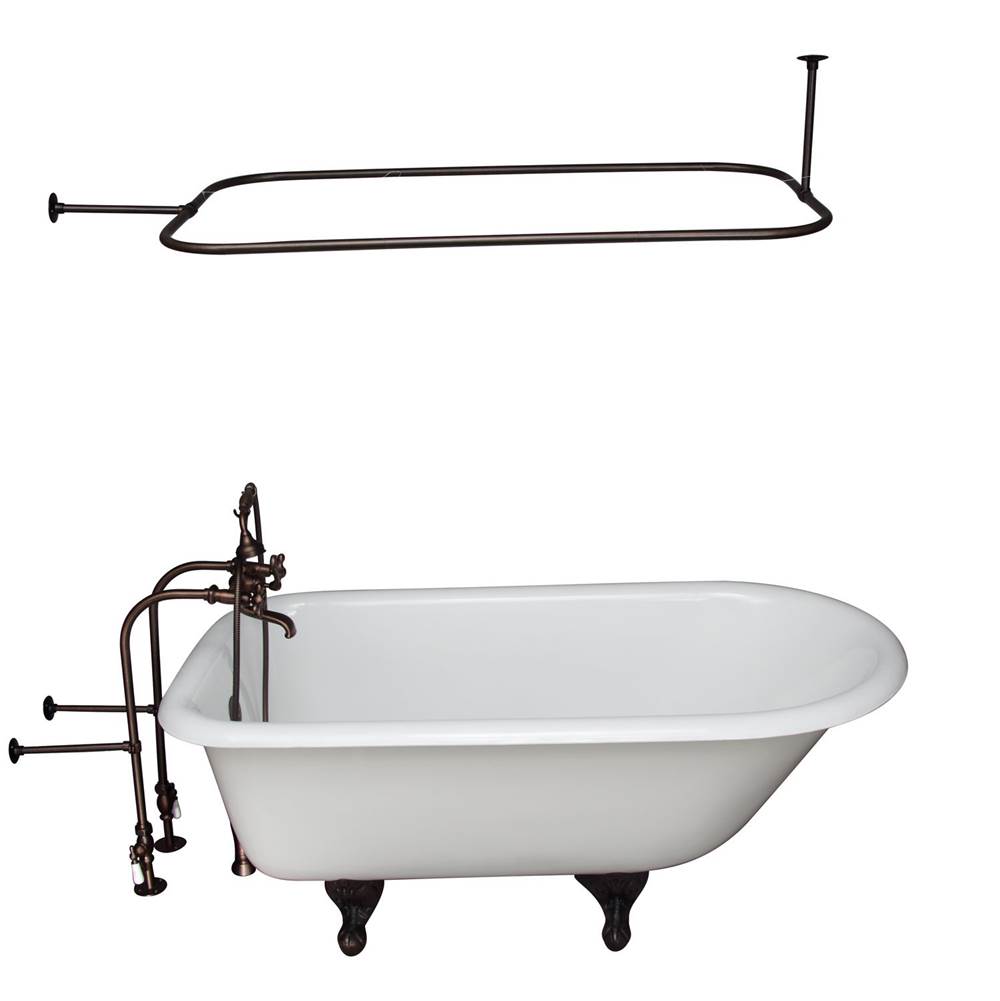 Russell HardwareBarclayTub Kit 55'' CI Roll Top,FillerShwr Rd, Supplies, Drain-ORB