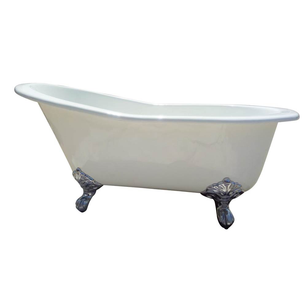 Barclay Clawfoot Soaking Tubs item CTS7H54I-WH-CP