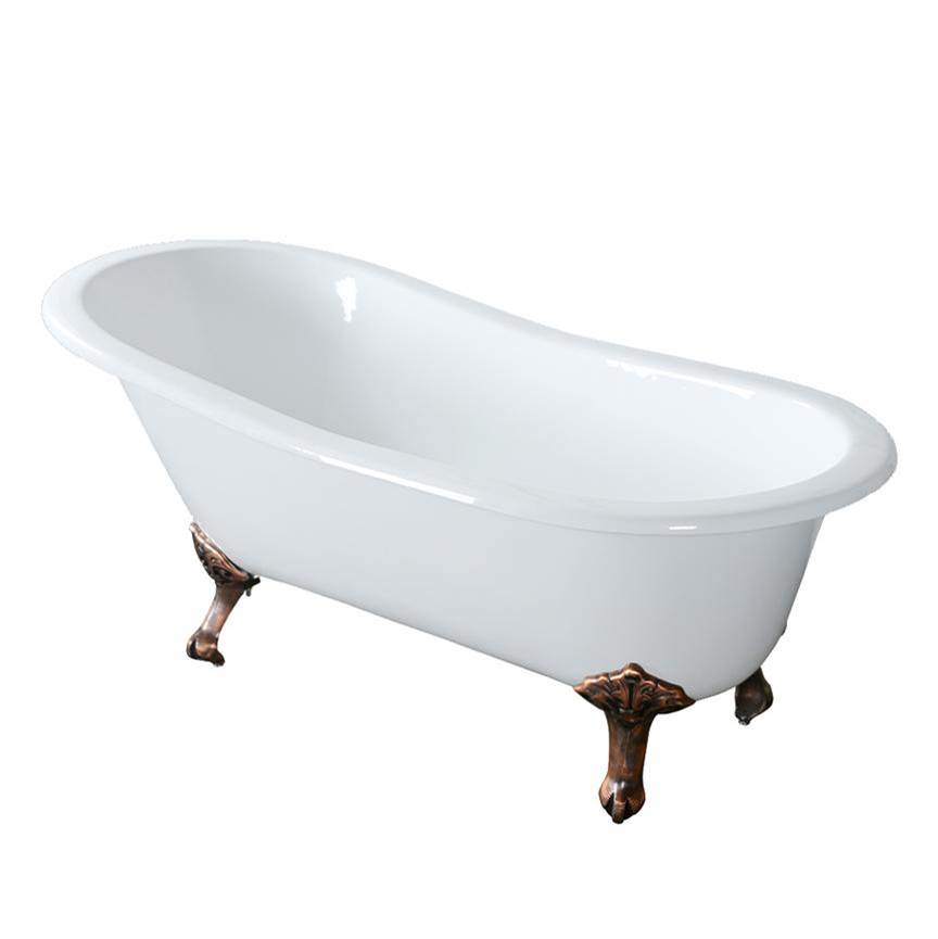 Barclay Clawfoot Soaking Tubs item CTS7H54I-WH-ORB