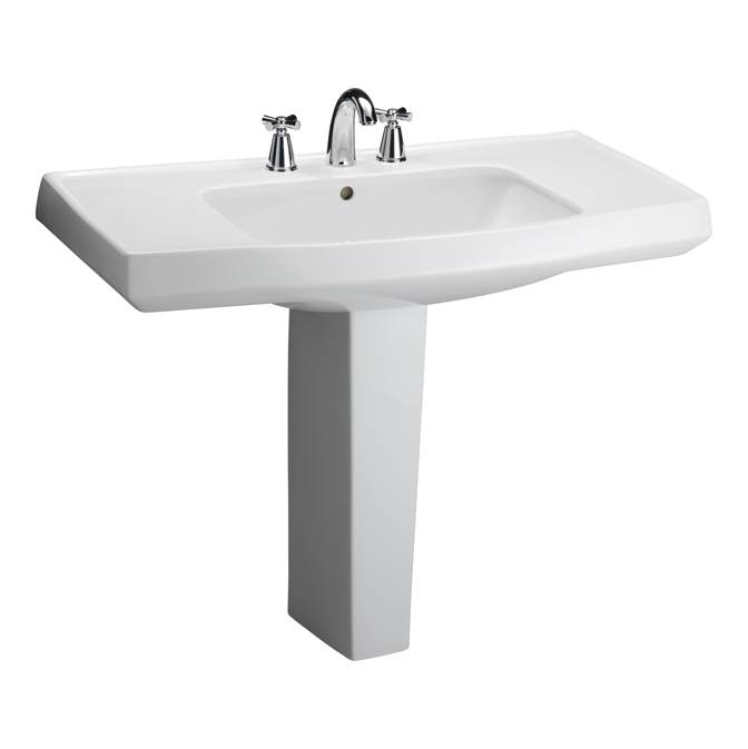Barclay Pedestal Only Pedestal Bathroom Sinks item C/3-950WH