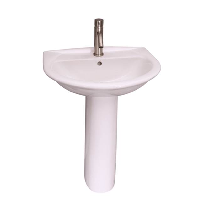 Barclay Complete Pedestal Bathroom Sinks item 3-354WH