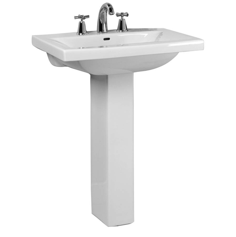 Russell HardwareBarclayMistral 650 Pedestal Lavatory,8''cc, White