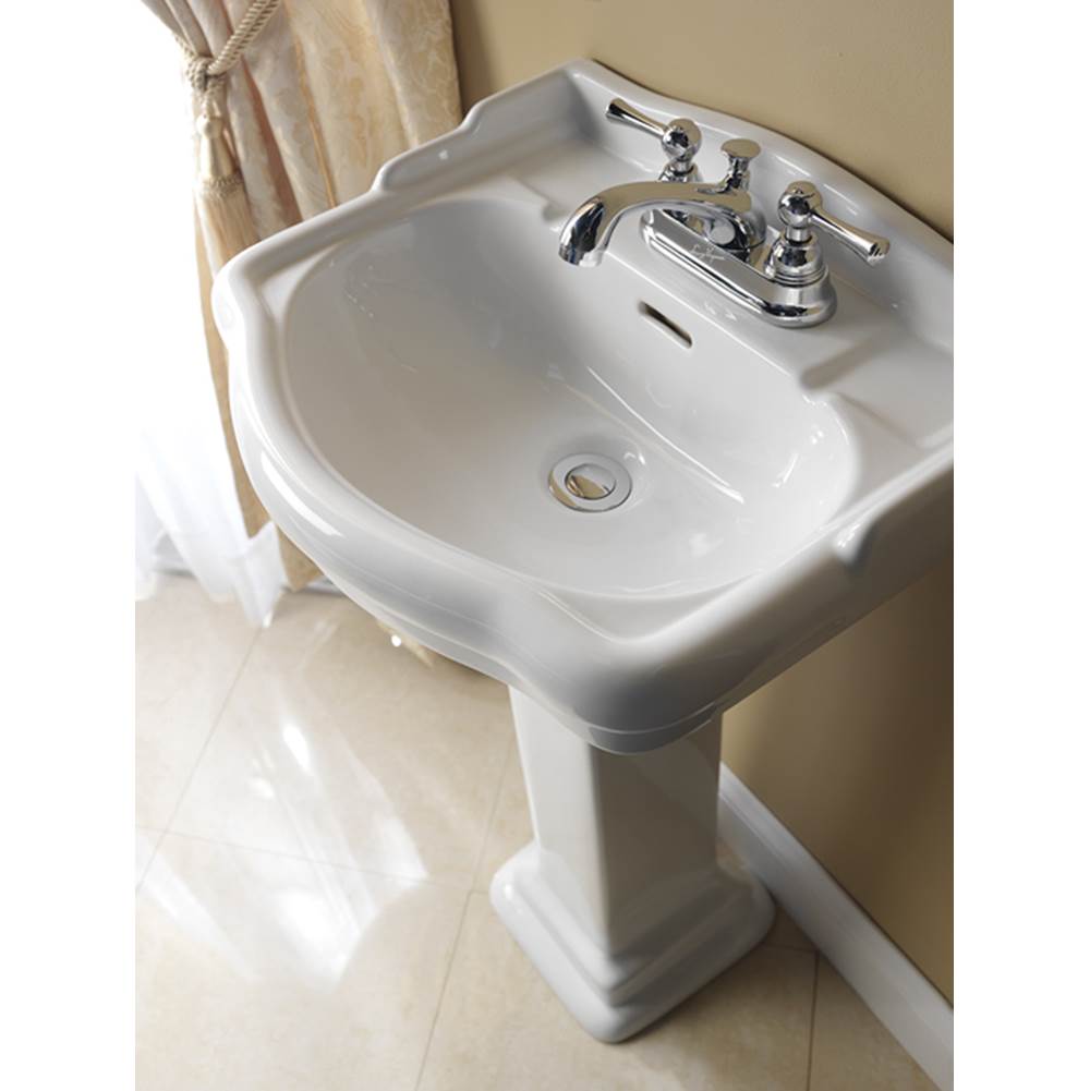 Barclay Complete Pedestal Bathroom Sinks item 3-874WH