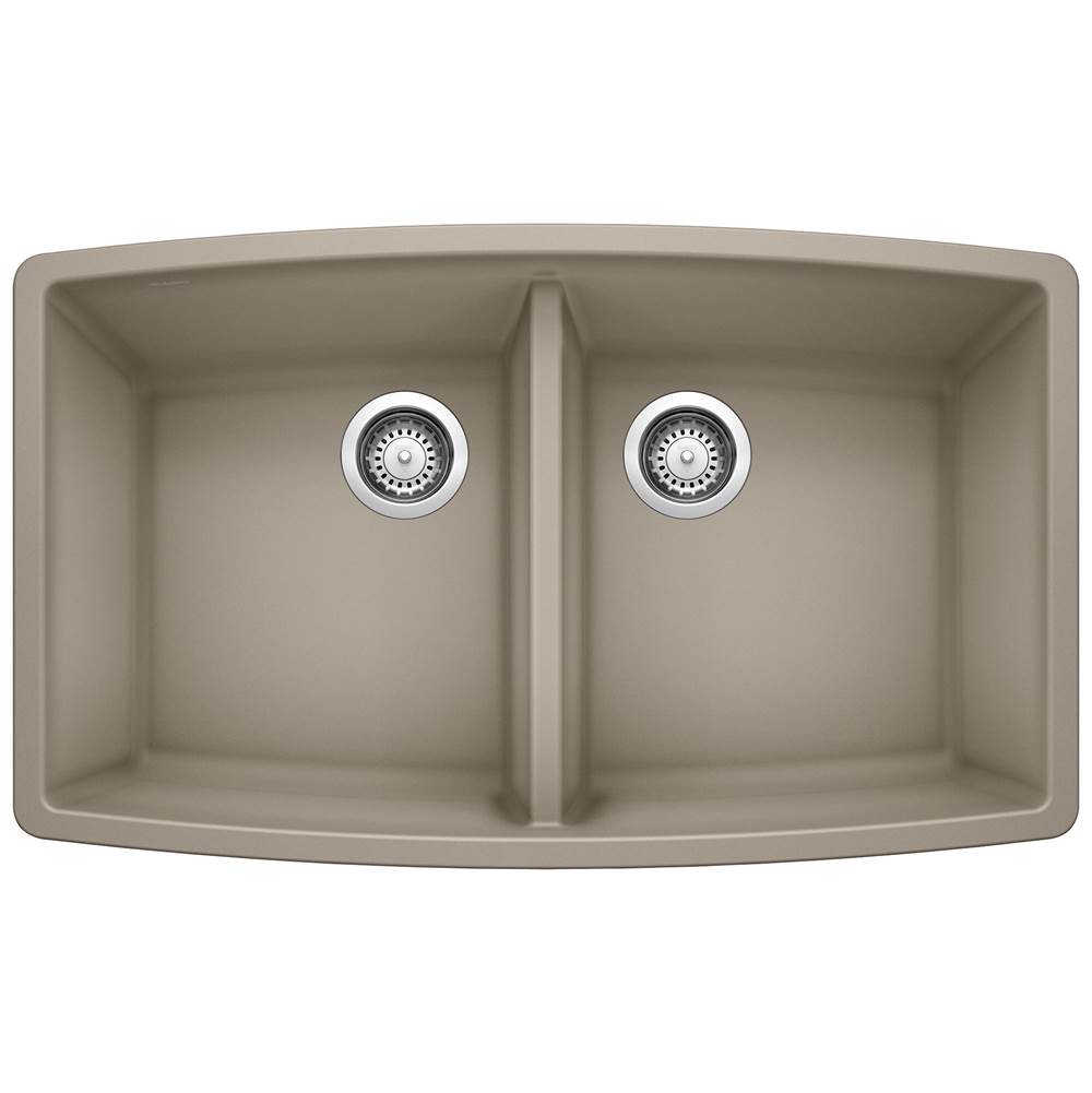 Russell HardwareBlancoPerforma Equal Double Bowl - Truffle