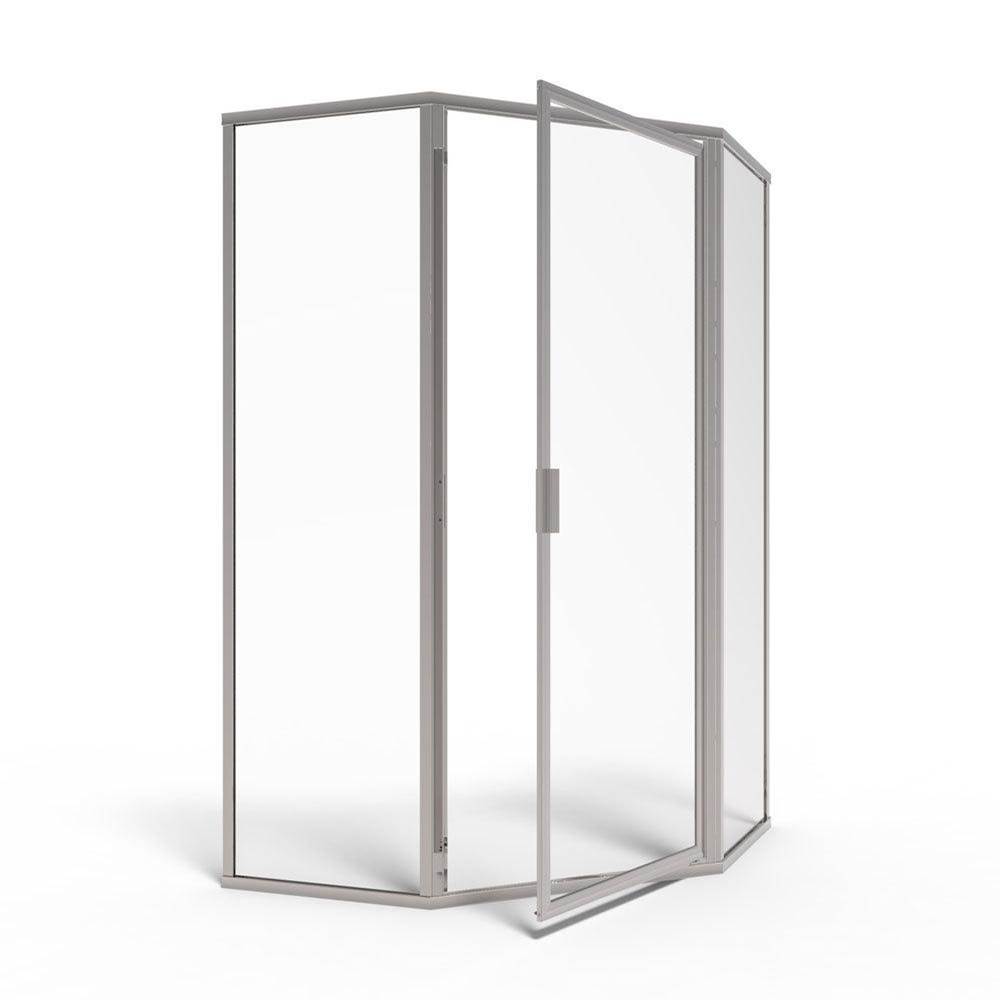 Basco Neo Angle Shower Doors item 160-9668CLWP