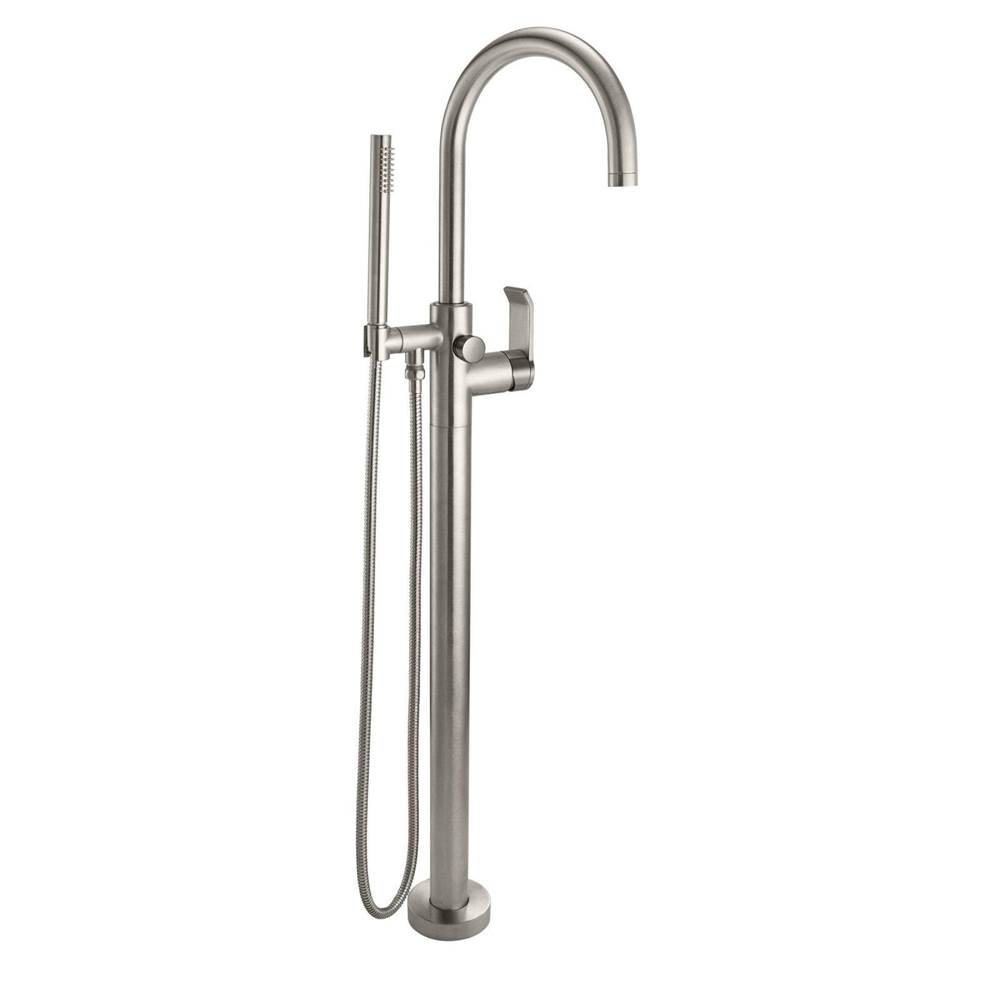 Russell HardwareCalifornia FaucetsContemporary Single Hole Floor Mount Tub Filler - Arc Spout