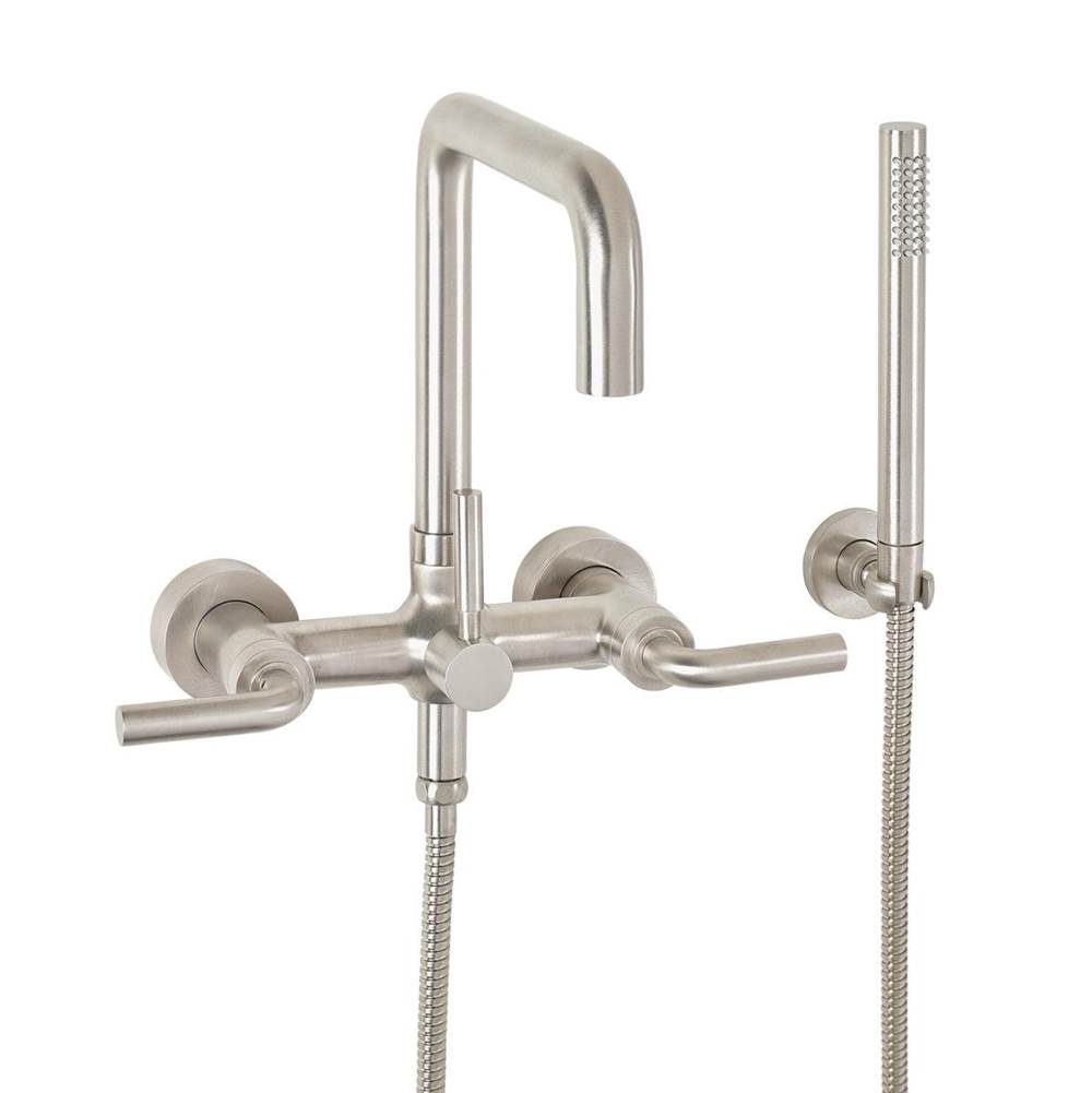 Russell HardwareCalifornia FaucetsContemporary Wall Mount Tub Filler - Quad Spout