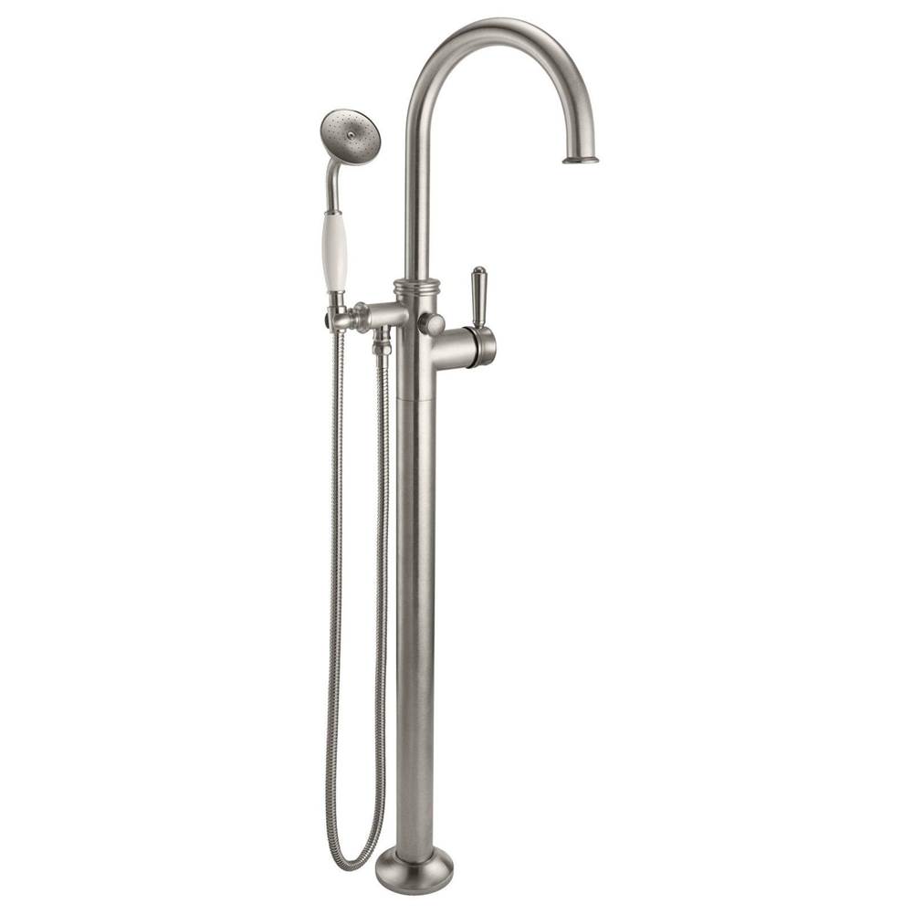 Russell HardwareCalifornia FaucetsTraditional Single Hole Floor Mount Tub Filler - Arc Spout