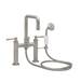 California Faucets - 1408-35.20-MWHT - Deck Mount Tub Fillers