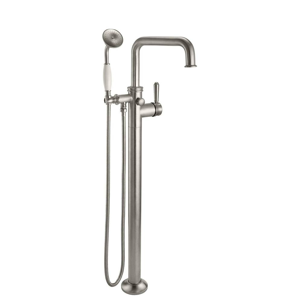 Russell HardwareCalifornia FaucetsTraditional Single Hole Floor Mount Tub Filler - Quad Spout