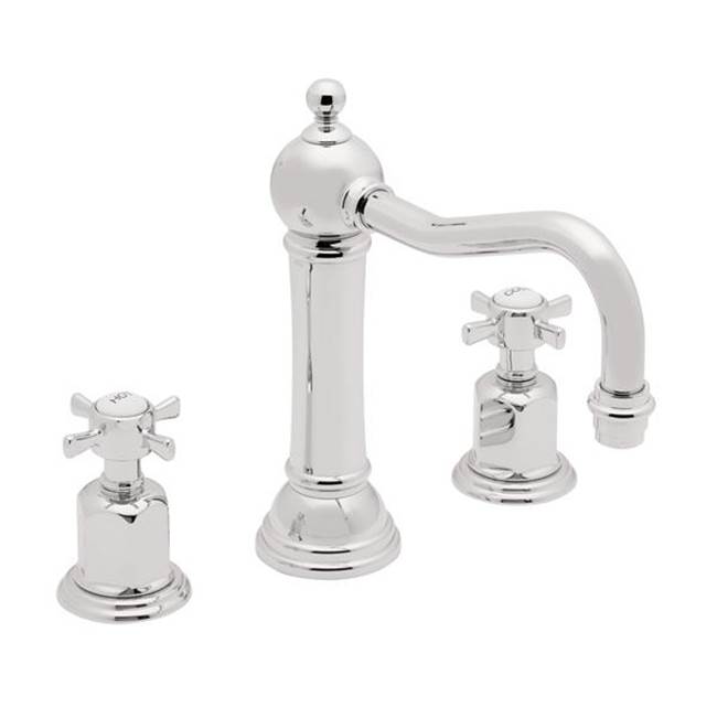 California Faucets Widespread Bathroom Sink Faucets item 3202-MWHT
