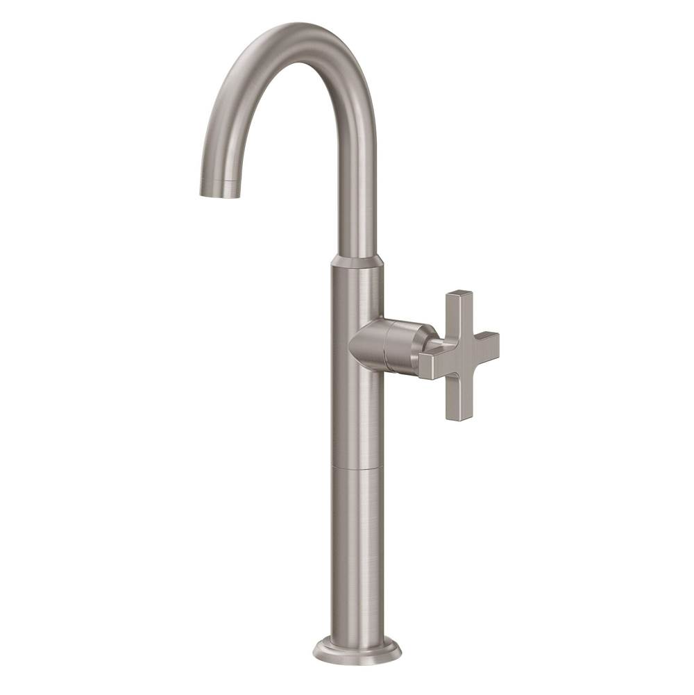 California Faucets Single Hole Bathroom Sink Faucets item 4509X-2-MWHT