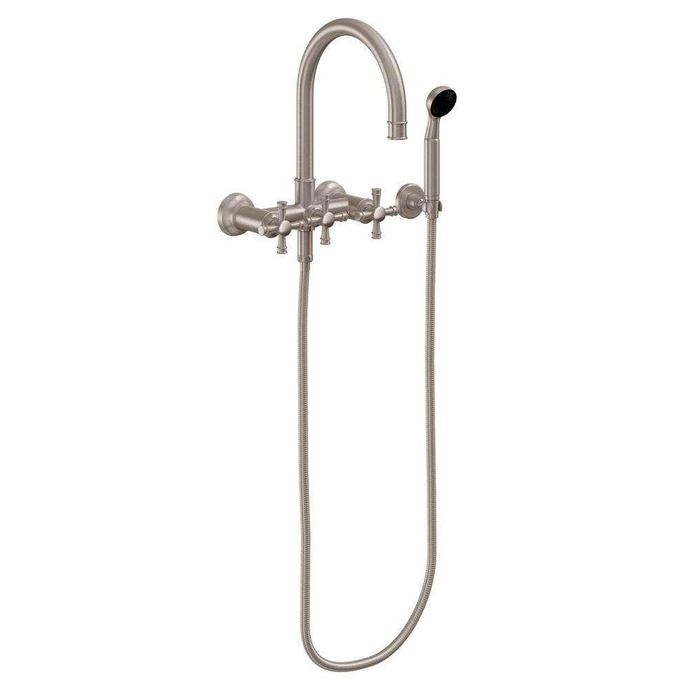 Russell HardwareCalifornia FaucetsWall Mount Tub Filler with Handshower