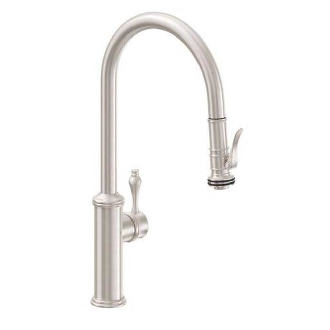 California Faucets Pull Down Faucet Kitchen Faucets item K10-100SQ-35-GRP